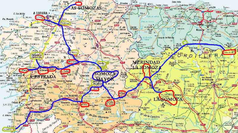 Mapa de Pueblos Somoza